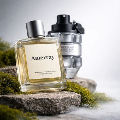 Flacon du parfum inspiré de Spicebomb Metallic Musk de Viktor&Rolf – Amerray Maroc