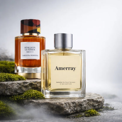 Flacon du parfum inspiré de Stallion Leather Sirocco de Carolina Herrera – Amerray Maroc