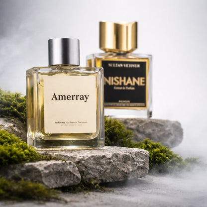 Flacon du parfum inspiré de Sultan Vetiver de Nishane – Amerray Maroc