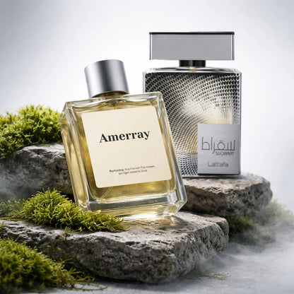 Parfum Inspired By Suqraat de la maison AMERRAY, inspiration Lattafa Perfumes - Maroc