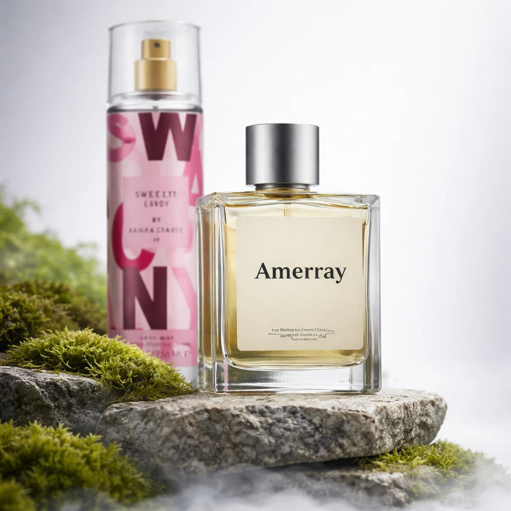 Flacon du parfum inspiré de Sweet Like Candy Body Mist de Ariana Grande – Amerray Maroc