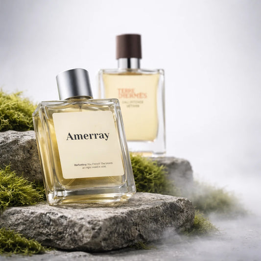 Flacon du parfum AMERRAY Inspired By Terre D'Hermes Eau Intense Vetiver, inspiration Hermès - Maroc