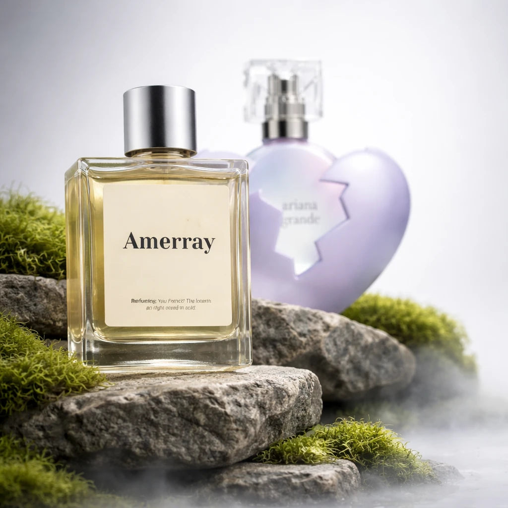Bouteille du parfum AMERRAY Inspired By Thank U Next 2.0, inspiré de Ariana Grande - Maroc