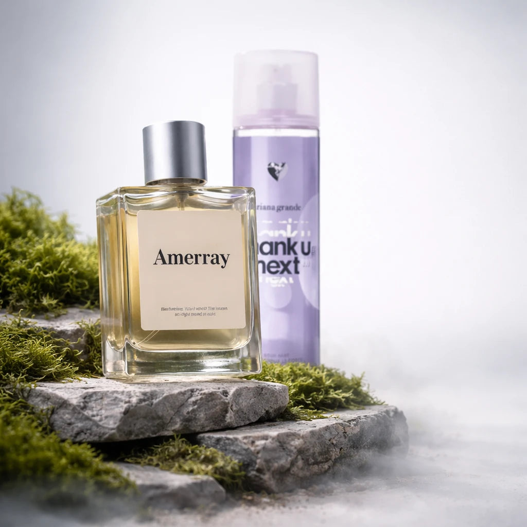 Flacon du parfum inspiré de Thank U Next 2.0 Body Mist de Ariana Grande – Amerray Maroc