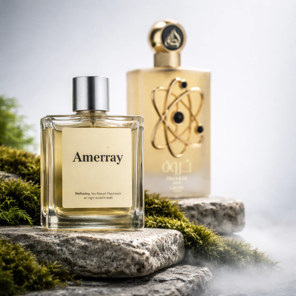 Flacon du parfum AMERRAY Inspired By Tharwah Gold, inspiration Lattafa Perfumes - Maroc