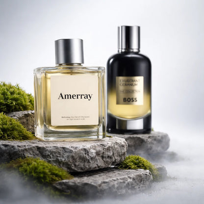 Flacon du parfum AMERRAY Inspired By The Collection Exuberant Geranium, inspiration Hugo Boss - Maroc