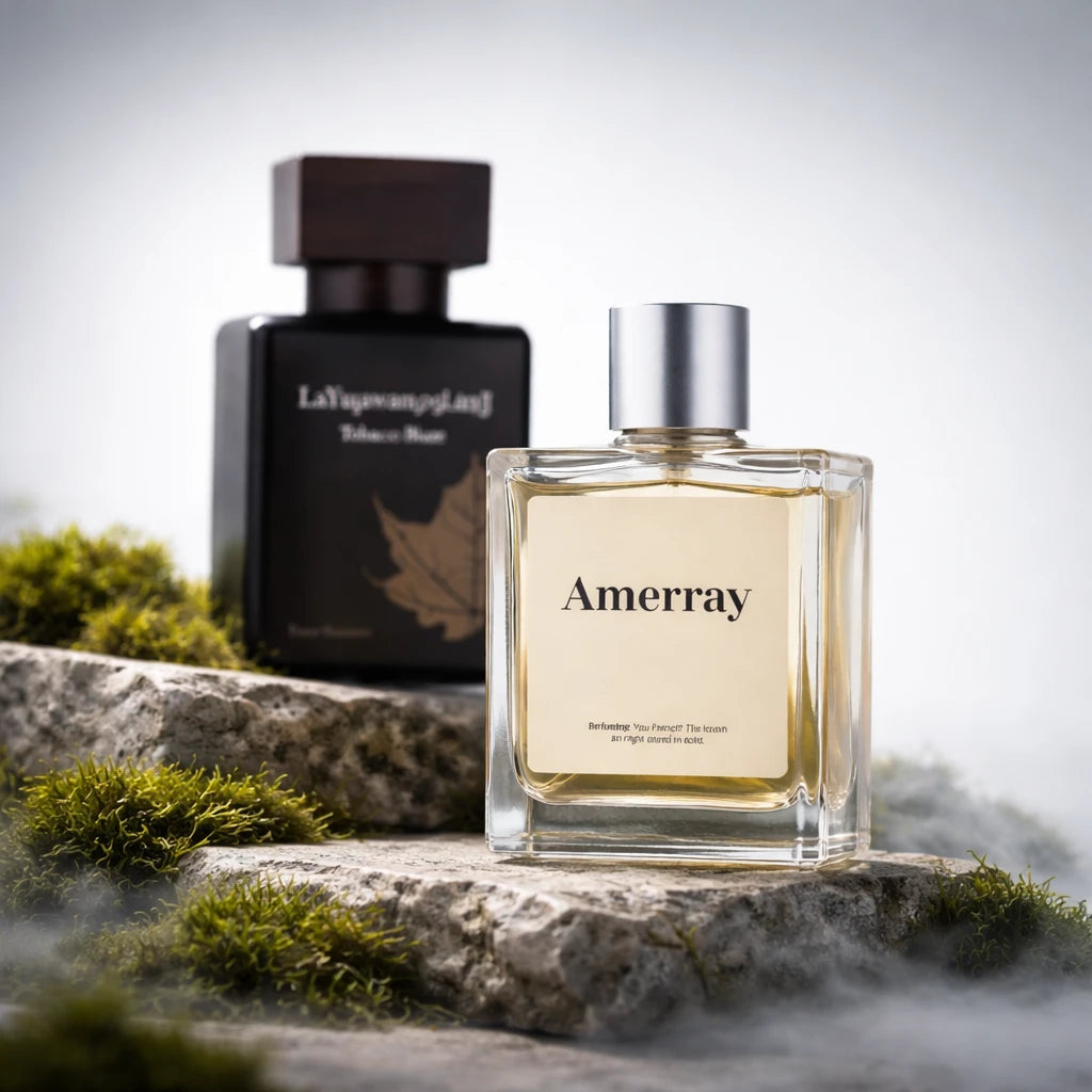 Flacon du parfum inspiré de Tobacco Blaze de Rasasi – Amerray Maroc