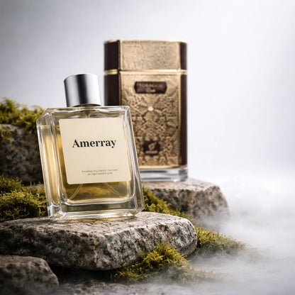 Flacon du parfum inspiré de Tobacco Rush de Afnan – Amerray Maroc