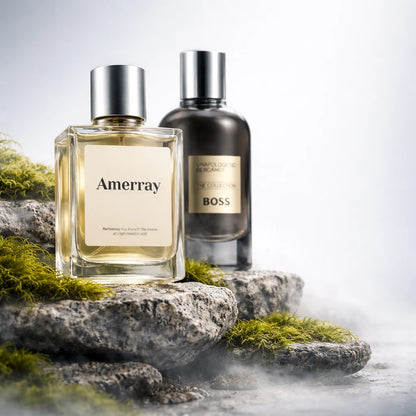 Bouteille du parfum AMERRAY Inspired By Unapologetic Bergamot, inspiré de Hugo Boss - Maroc