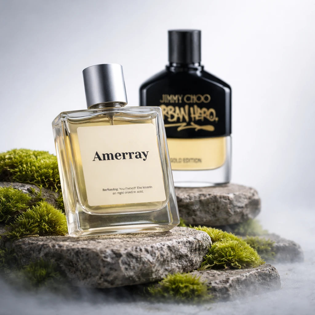 Parfum Inspired By Urban Hero Gold Edition de la maison AMERRAY, inspiration Jimmy Choo - Maroc