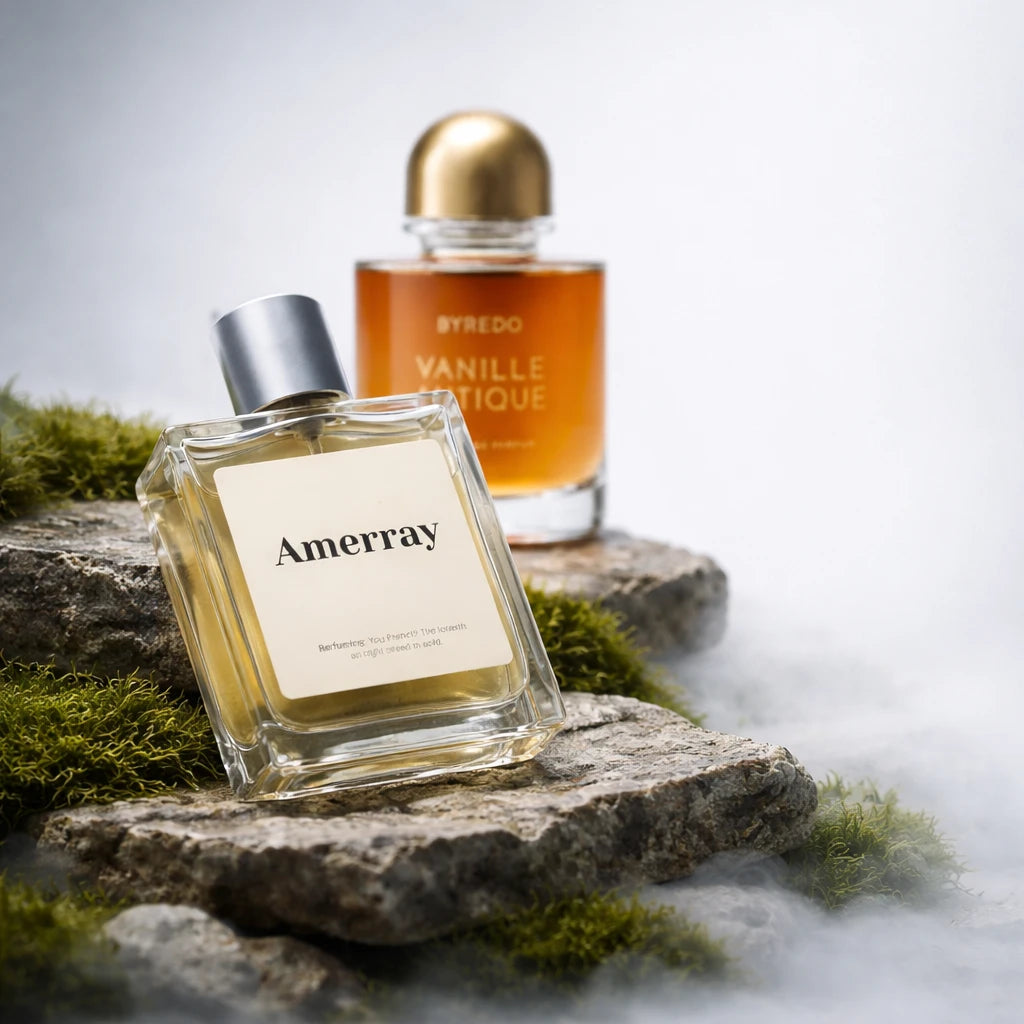 Flacon du parfum inspiré de Vanille Antique 2025 de Byredo – Amerray Maroc