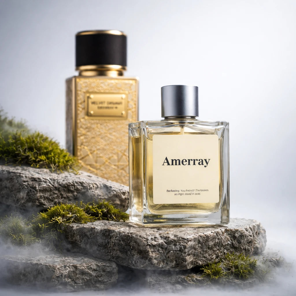 Bouteille du parfum AMERRAY Inspired By Velvet Desert Oud Limited Edition, inspiré de Dolce&Gabbana - Maroc