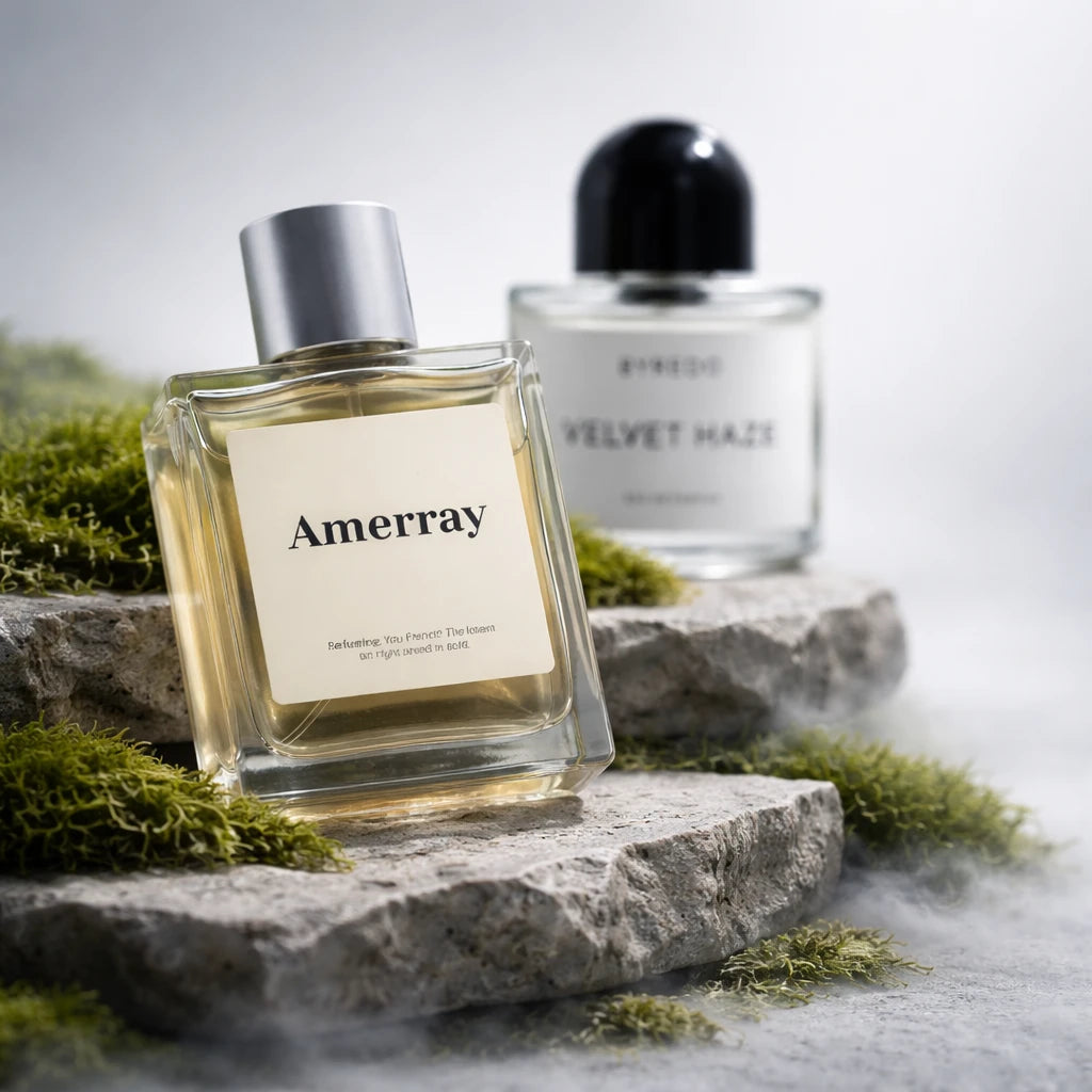 Flacon du parfum inspiré de Velvet Haze de Byredo – Amerray Maroc