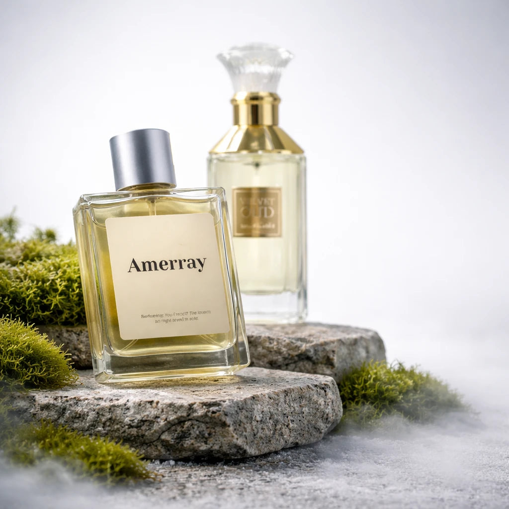 Flacon du parfum AMERRAY Inspired By Velvet Oud, inspiration Lattafa Perfumes - Maroc