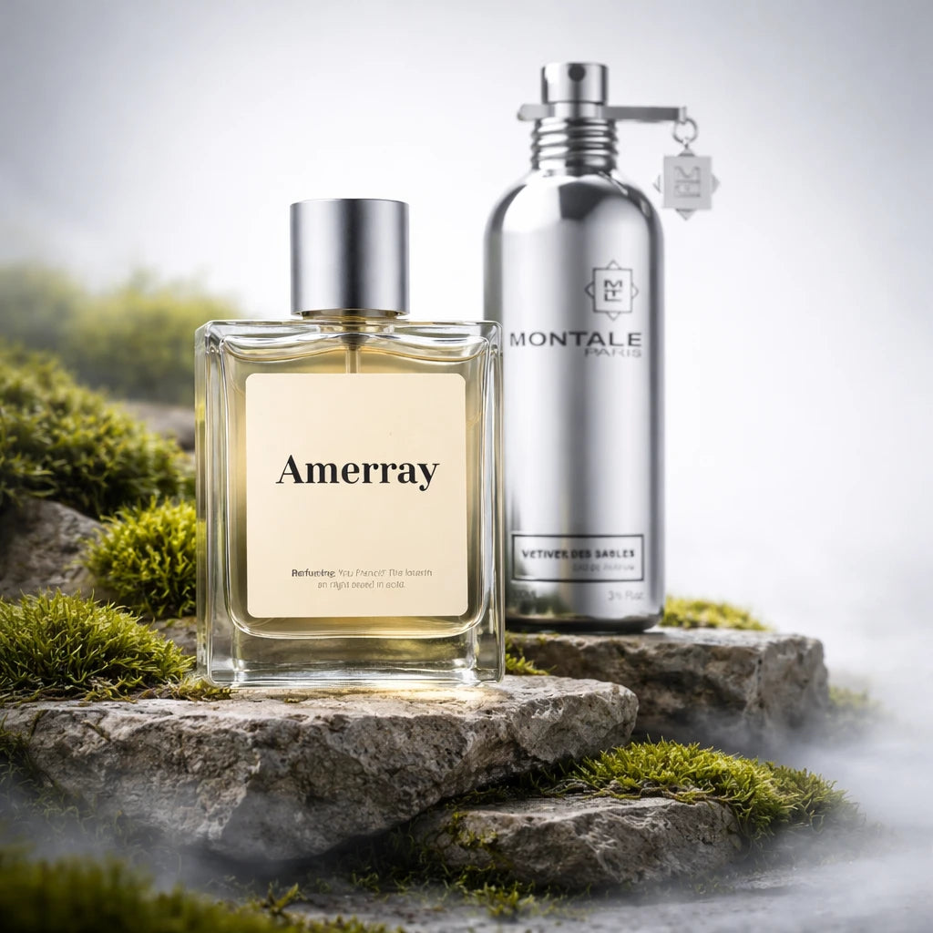 Flacon du parfum inspiré de Vetiver Des Sables de Montale – Amerray Maroc