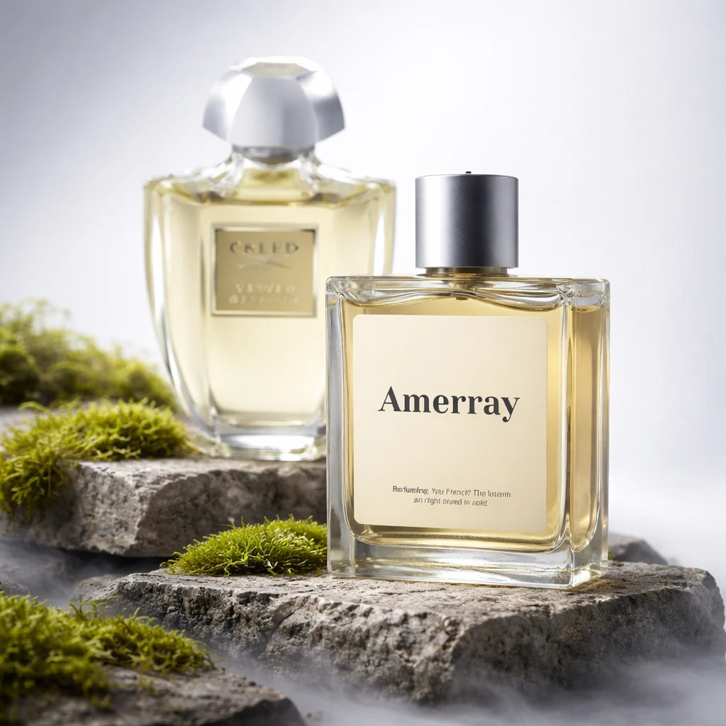 Flacon du parfum inspiré de Vetiver Geranium de Creed – Amerray Maroc