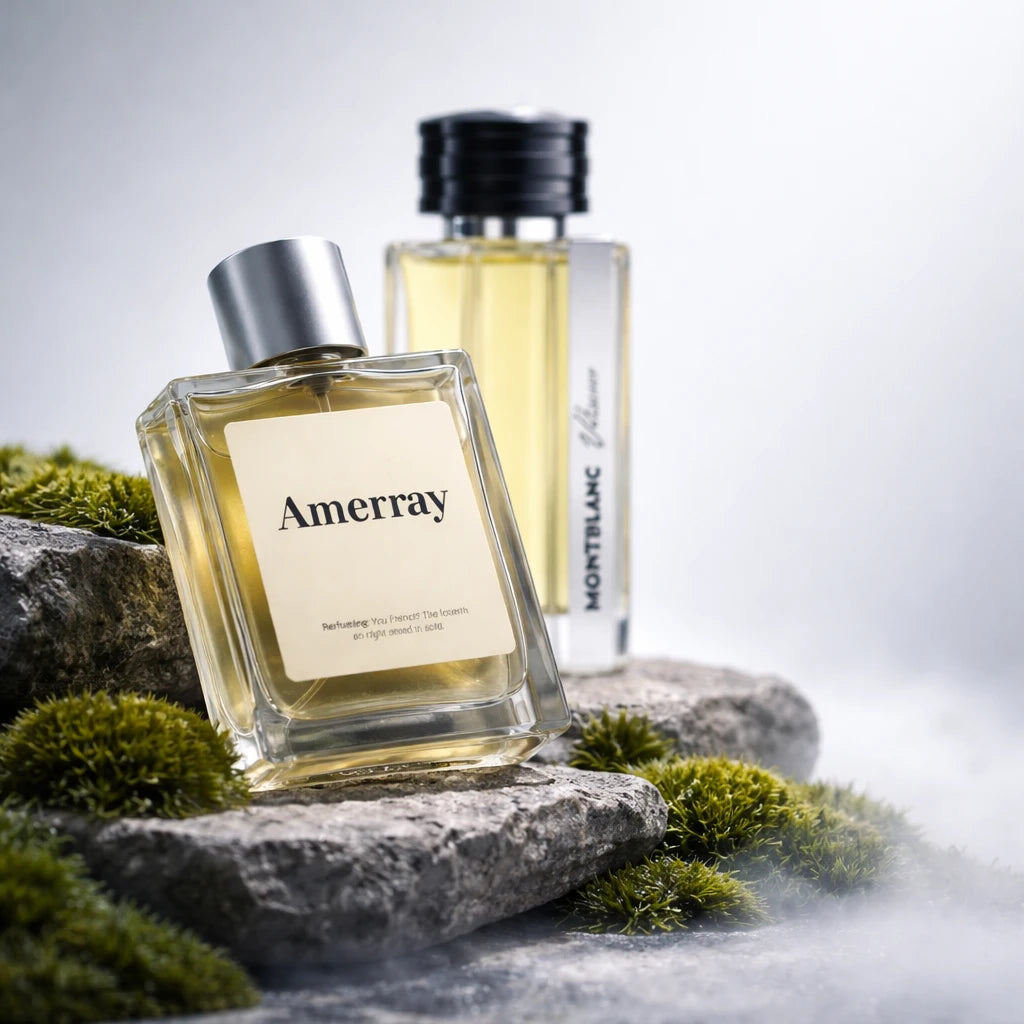 Bouteille du parfum AMERRAY Inspired By Vetiver Glacier, inspiré de Montblanc - Maroc
