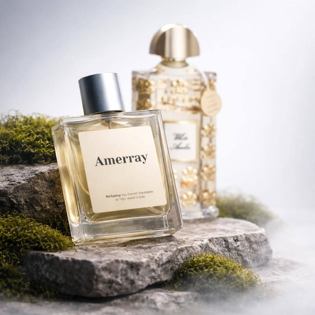 Flacon du parfum inspiré de White Amber de Creed – Amerray Maroc