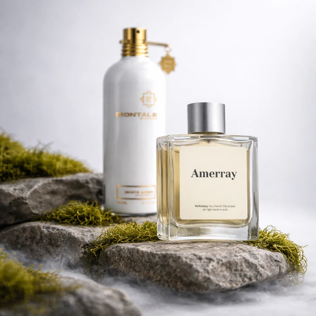 Flacon du parfum inspiré de White Aoud de Montale – Amerray Maroc