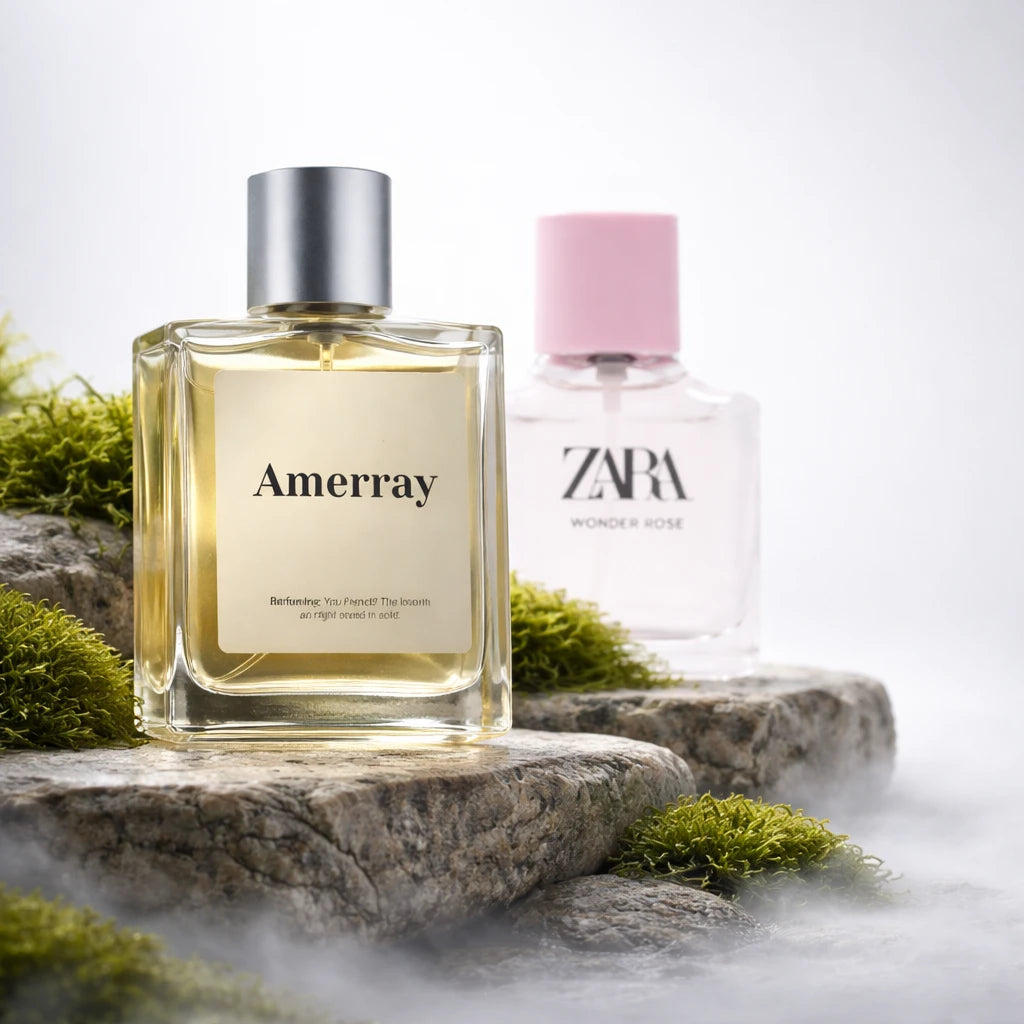 Flacon du parfum inspiré de Wonder Rose 2019 de Zara – Amerray Maroc