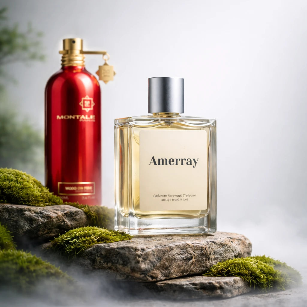 Flacon du parfum inspiré de Wood On Fire de Montale – Amerray Maroc