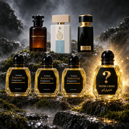 New Pack 2026 N°1 Amerray – Ombre Nomade, Bianco Latte, Tygar + 1 parfum au choix