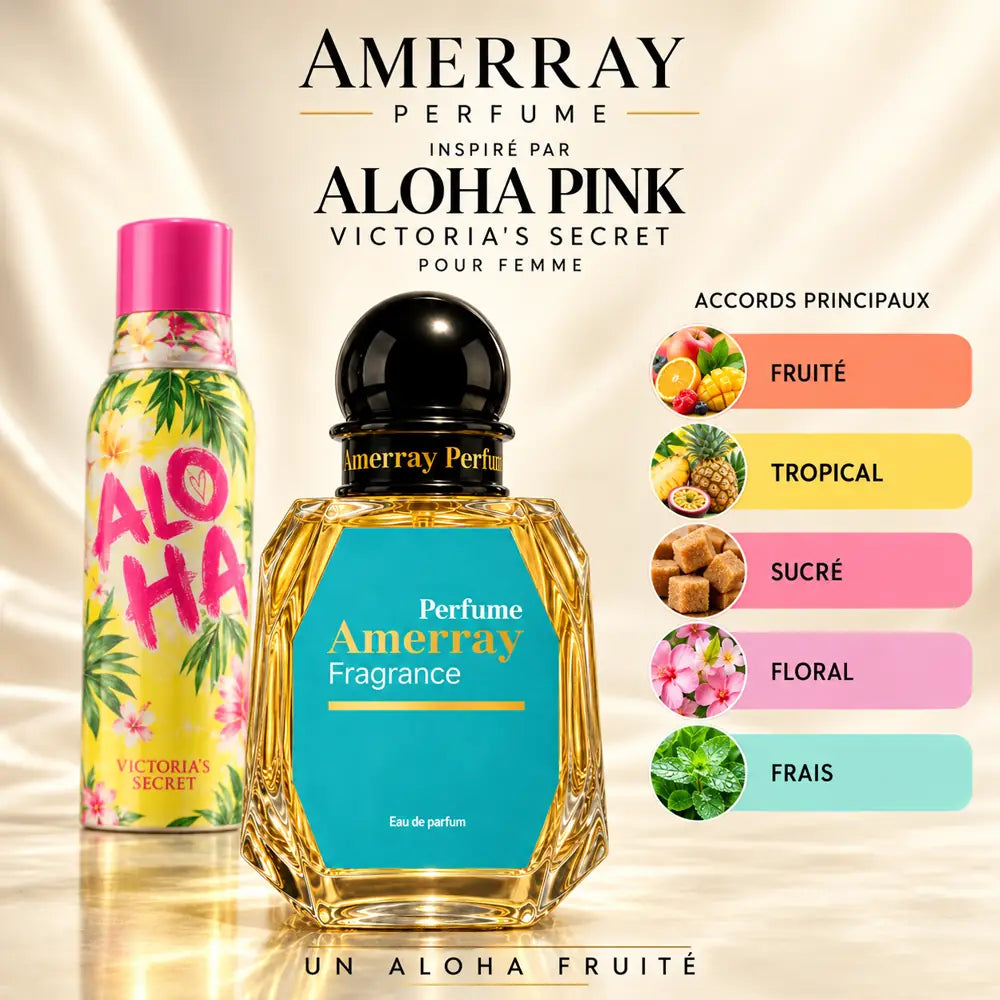 Amerray inspiré par Aloha Pink Victoria's Secret – accords fruité · tropical · sucré · floral · frais