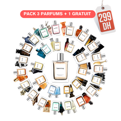 Pack 3 Parfums + 1 Gratuit / عرض 3 عطور + 1 مجانًا - Amerray & Co.