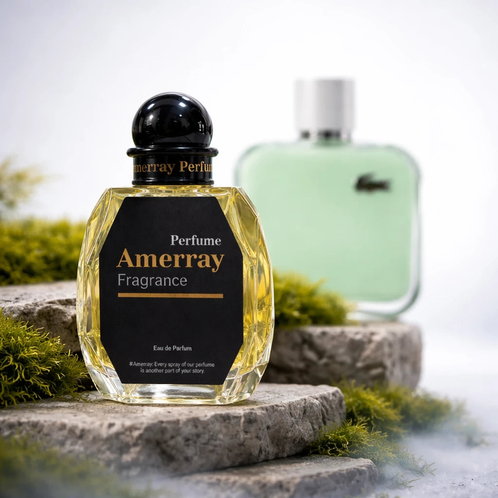 Parfum inspiré de L.12.12 Blanc Eau Fraîche Eau de Toilette for Him de Lacoste Fragrances - Amerray Parfums Maroc